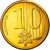 Vaticano, 10 Euro Cent, Type 1, 2006, unofficial private coin, FDC, Latón