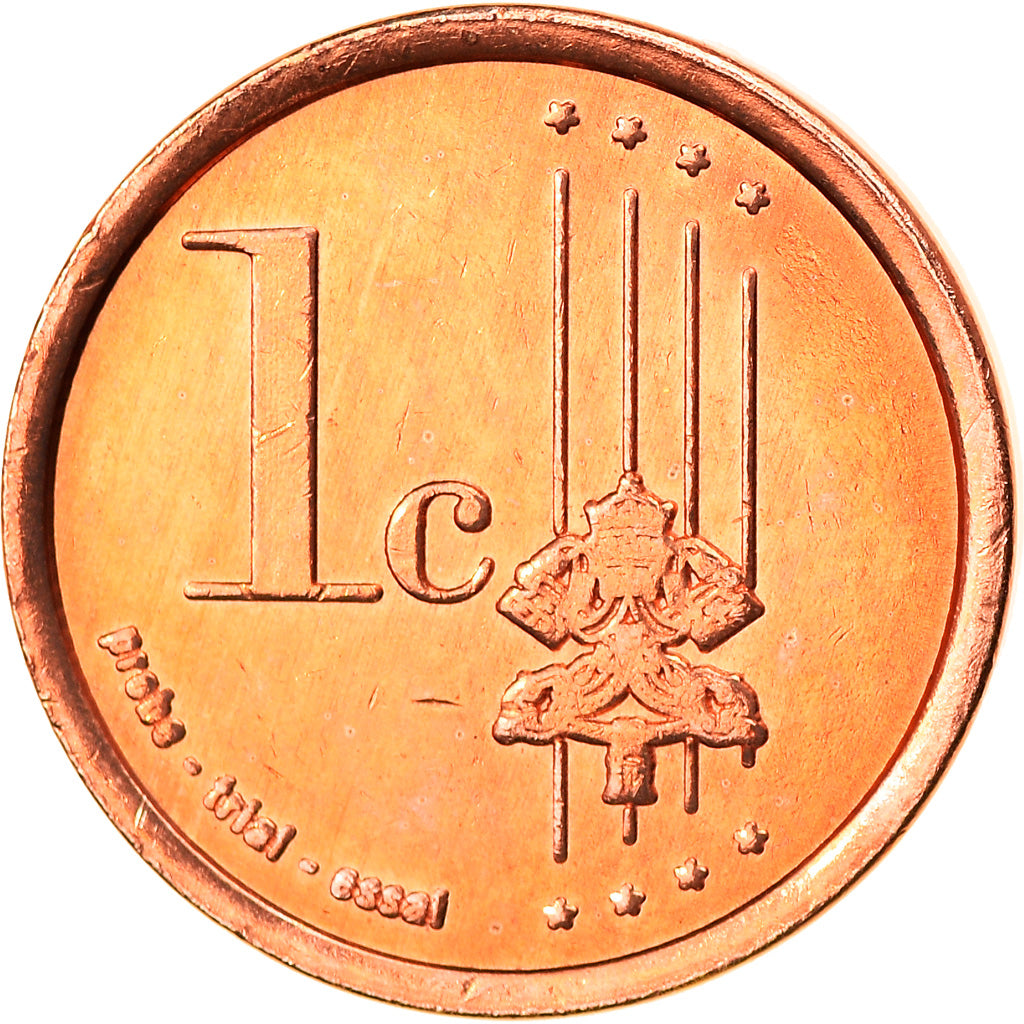 Vatican, Euro Cent, Type 2, 2006, unofficial private coin, MS(65-70), Copper