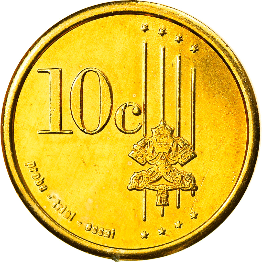 Vaticano, 10 Euro Cent, Type 2, 2006, unofficial private coin, FDC, Ottone