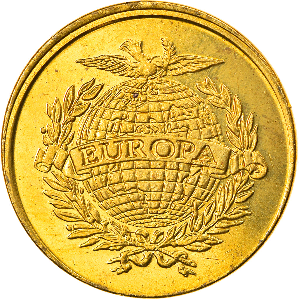 Vatican, 50 Euro Cent, Type 3, 2006, unofficial private coin, MS(65-70), Brass