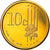 Vatican, 10 Euro Cent, 2007, unofficial private coin, MS(65-70), Brass