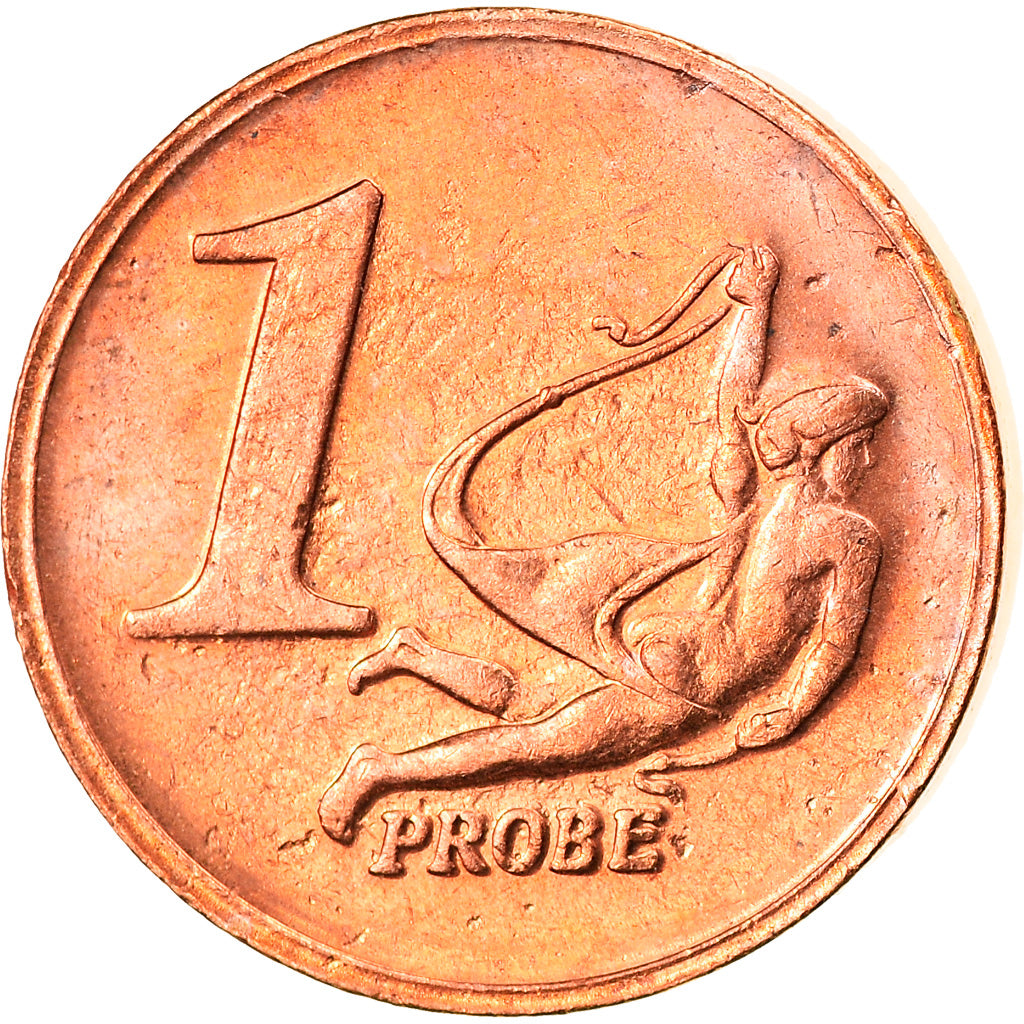 Vatican, Euro Cent, unofficial private coin, MS(65-70), Copper Plated Steel