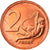 Vaticano, 2 Euro Cent, unofficial private coin, MS(65-70), Aço Cromado a Cobre