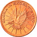 Vaticano, 5 Euro Cent, unofficial private coin, MS(65-70), Aço Cromado a Cobre