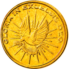 Vatican, 10 Euro Cent, unofficial private coin, MS(65-70), Brass