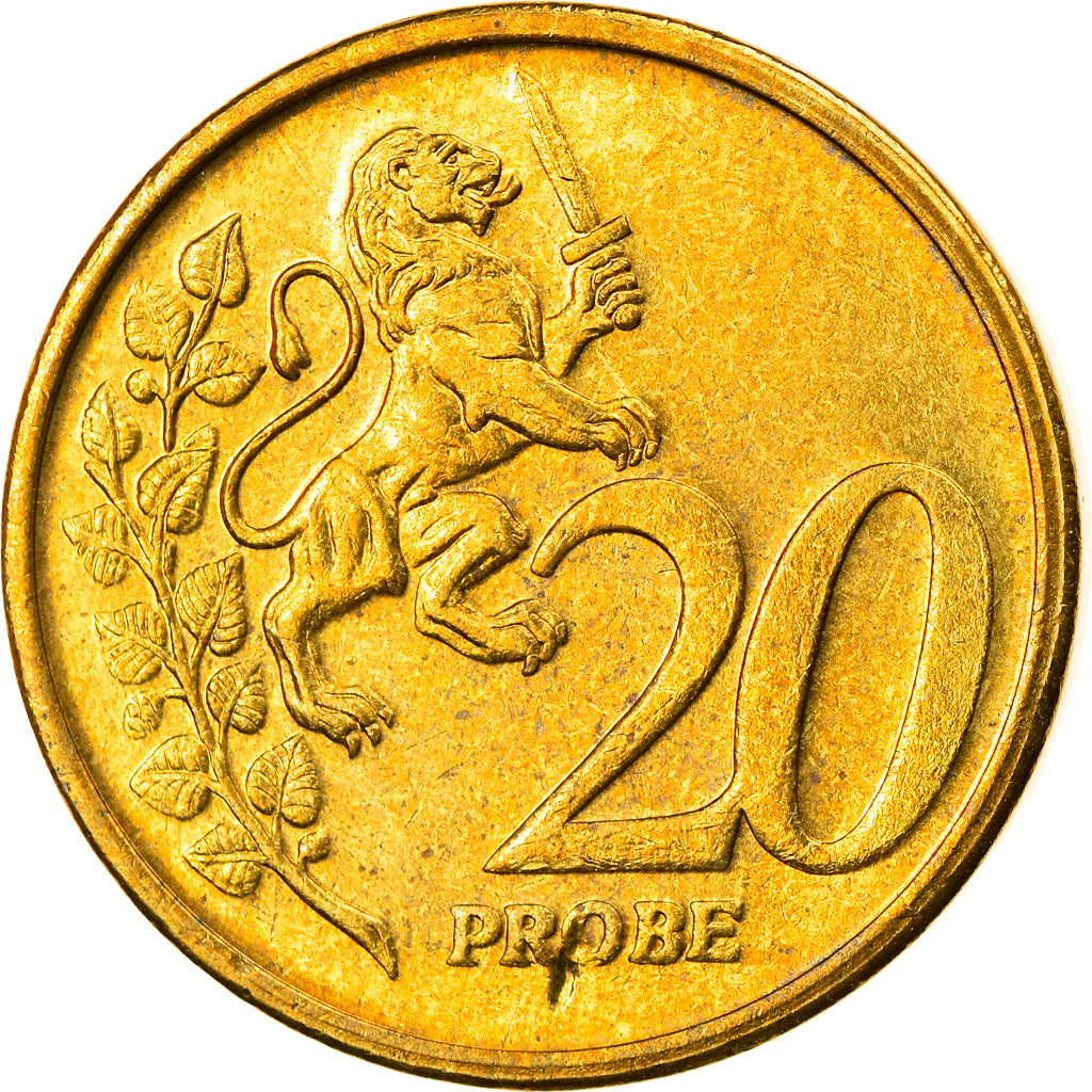 Vatican, 20 Euro Cent, unofficial private coin, MS(65-70), Brass