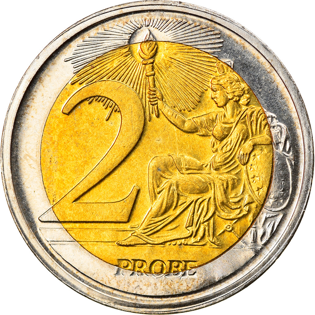 Vatican, 2 Euro, unofficial private coin, MS(65-70), Bi-Metallic