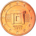 Malta, Euro Cent, 2011, Paris, MS(65-70), Copper Plated Steel, KM:125