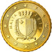 Malta, 10 Euro Cent, 2011, Paris, MS(65-70), Brass, KM:128