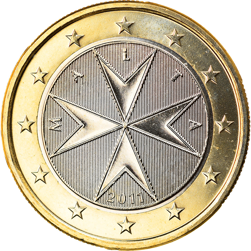 Malta, Euro, 2011, Paris, MS(65-70), Bi-Metallic, KM:131