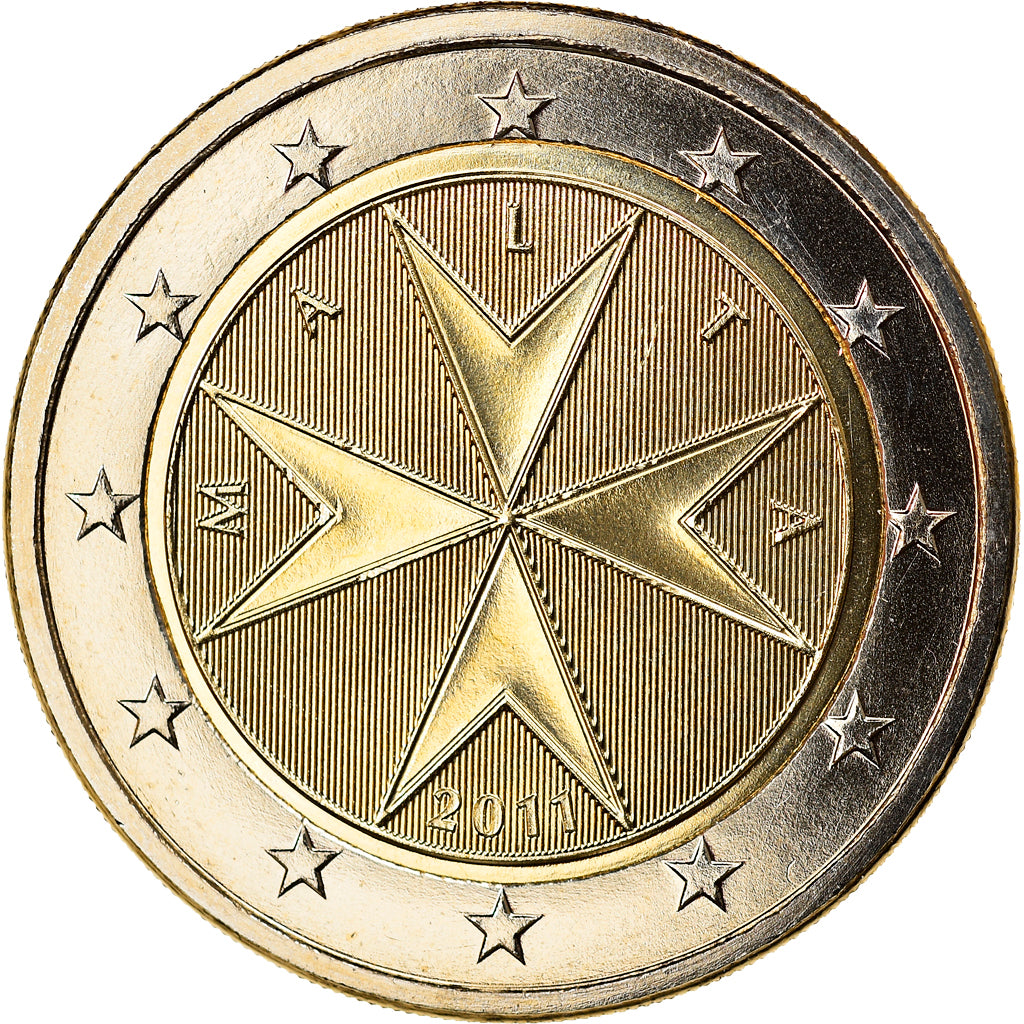 Malta, 2 Euro, 2011, Paris, MS(65-70), Bi-Metallic, KM:132