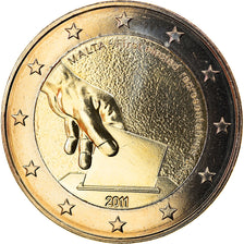 Malte, 2 Euro, First elected representatives, 2011, FDC, Bi-Metallic, KM:144