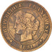 IIIème République, 5 Centimes Cérès 1891 A, KM 821.1