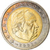 Monaco, 2 Euro, 2001, UNC-, Bi-Metallic, KM:186