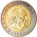 Mónaco, 2 Euro, 2001, SC, Bimetálico, KM:186