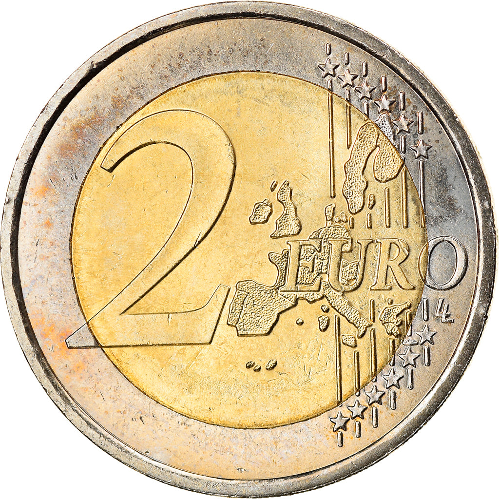 Monaco, 2 Euro, 2001, UNC-, Bi-Metallic, KM:186