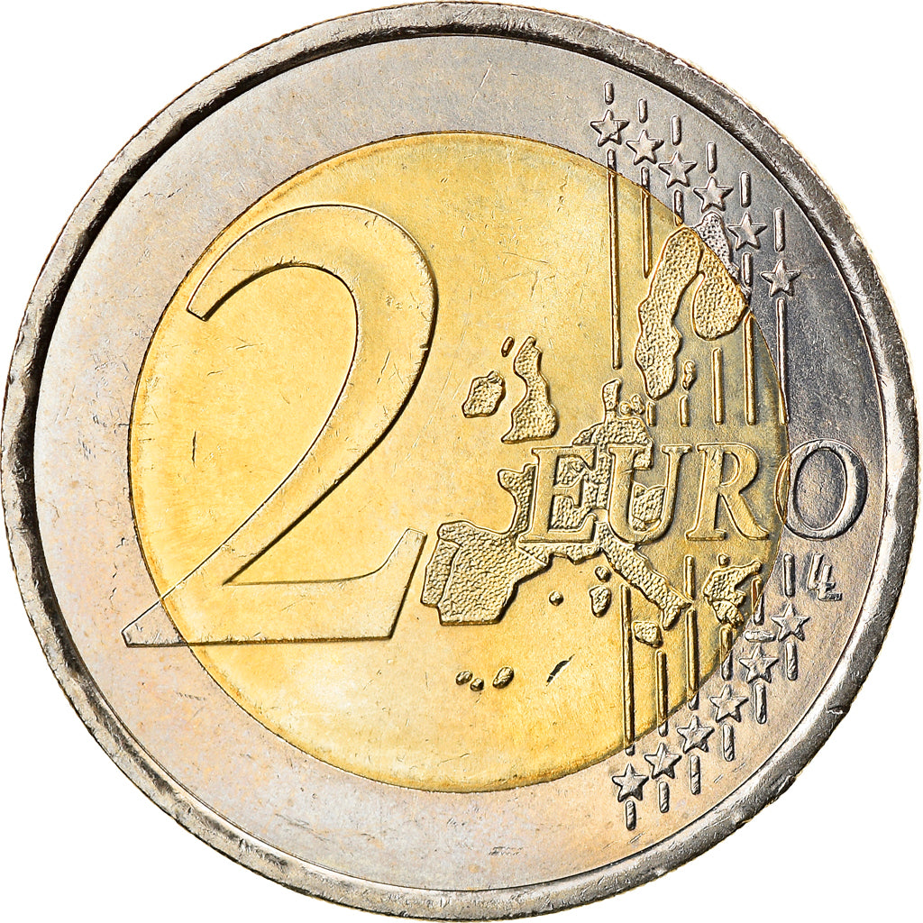Monaco, 2 Euro, 2001, MS(63), Bi-Metallic, KM:186