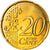 Mónaco, 20 Euro Cent, 2001, Paris, MS(63), Latão, KM:171