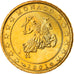 Monaco, 10 Euro Cent, 2001, Paris, MS(63), Brass, KM:170
