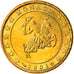 Monaco, 10 Euro Cent, 2001, Paris, UNZ, Messing, KM:170