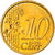 Monaco, 10 Euro Cent, 2001, Paris, MS(63), Brass, KM:170