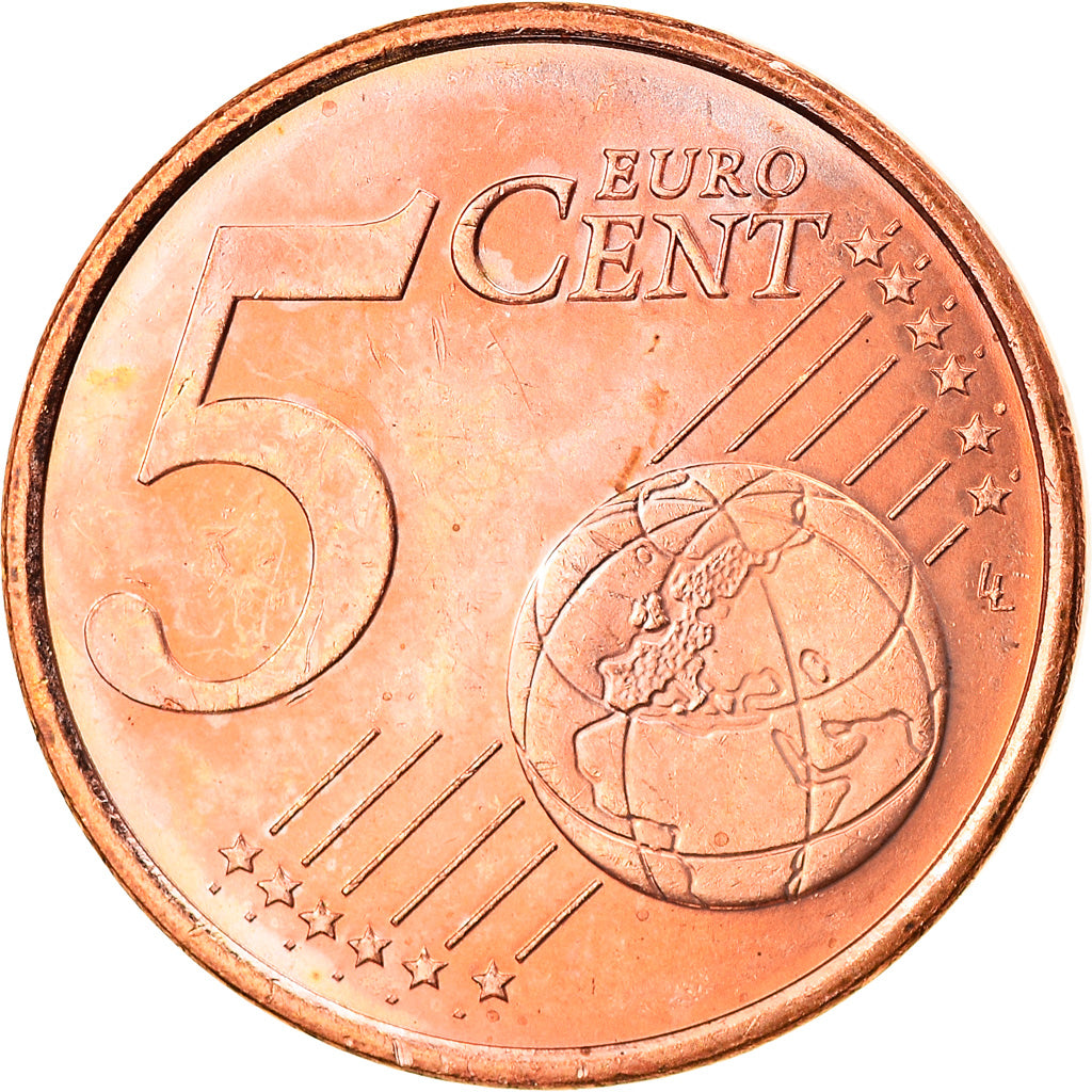 Monaco, 5 Euro Cent, 2001, Paris, MS(63), Copper Plated Steel, KM:169