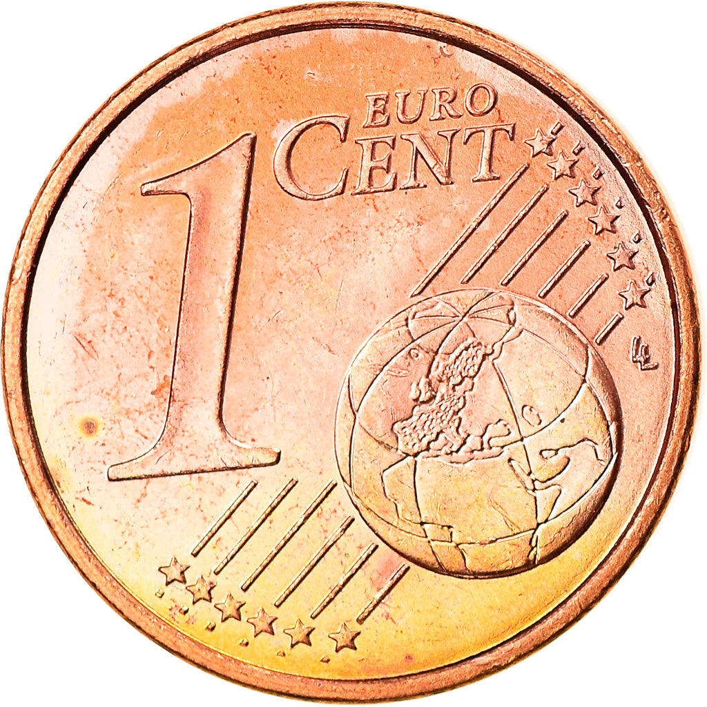 Monaco, Euro Cent, 2001, Paris, MS(63), Copper Plated Steel, KM:167