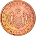 Monaco, Euro Cent, 2001, Paris, MS(63), Copper Plated Steel, KM:167