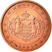 Monaco, Euro Cent, 2001, Paris, MS(63), Copper Plated Steel, KM:167