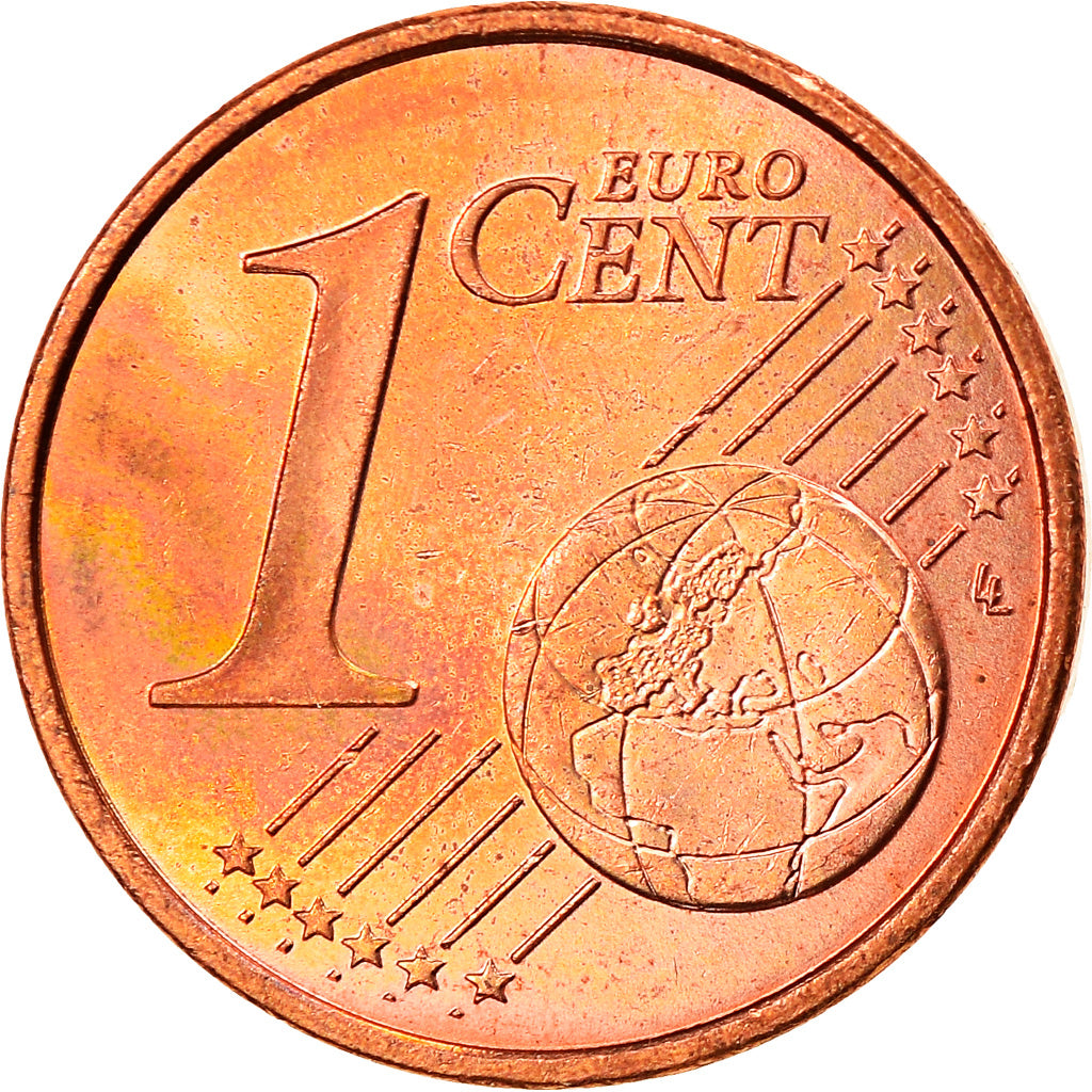 Monaco, Euro Cent, 2001, Paris, MS(63), Copper Plated Steel, KM:167