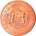 Monaco, 2 Euro Cent, 2001, SPL, Acciaio placcato rame, KM:168
