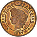 FRANCE, Cérès, 5 Centimes, 1897, Paris, KM #821.1, MS(60-62), Bronze, Gadoury #.