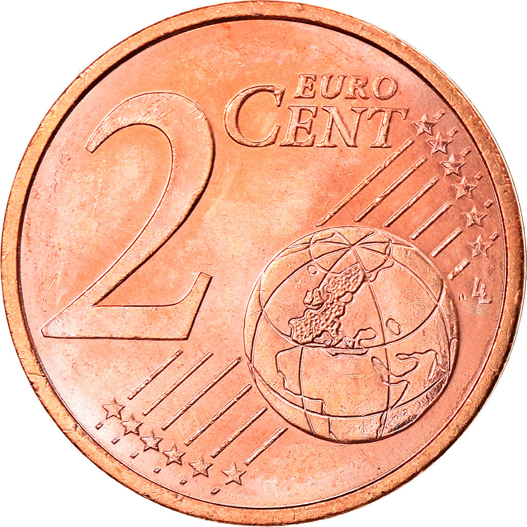 Monaco, 2 Euro Cent, 2001, MS(63), Copper Plated Steel, KM:168