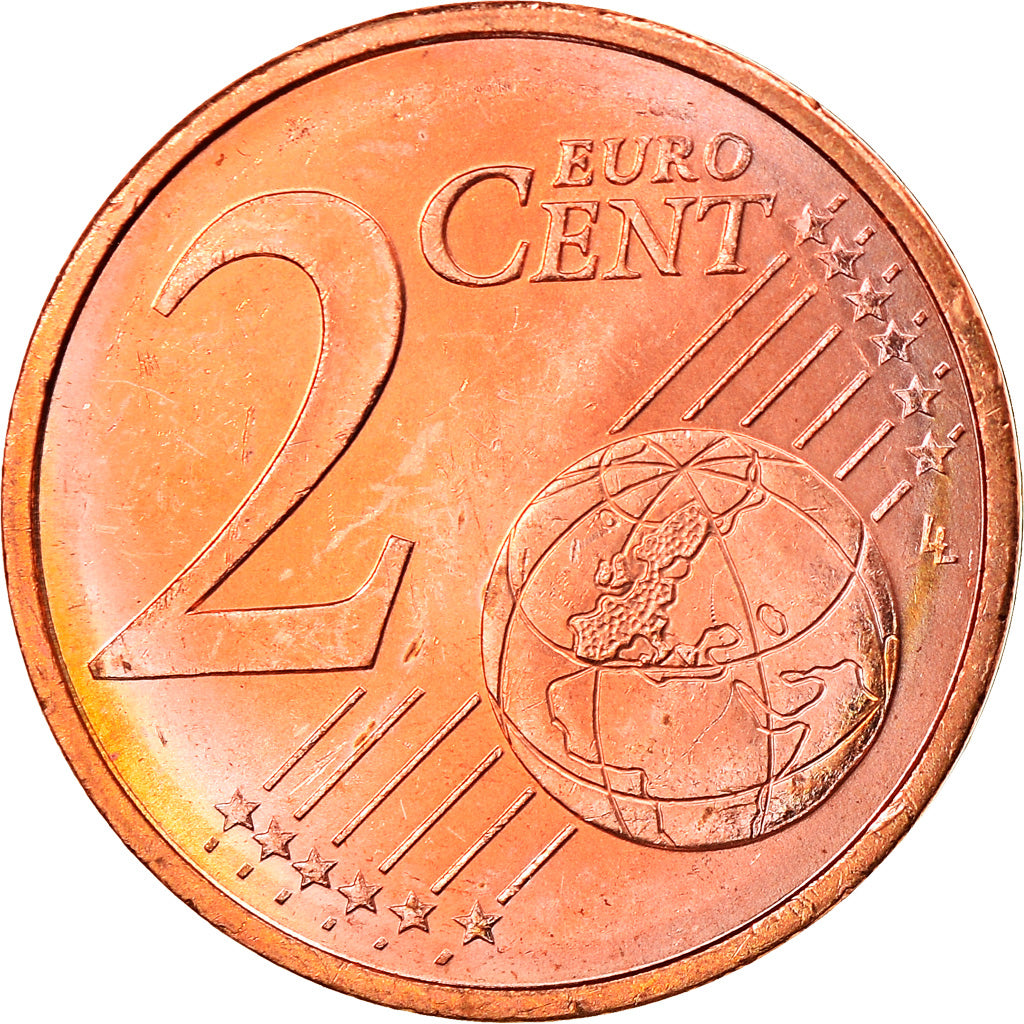 Monaco, 2 Euro Cent, 2001, SPL, Acciaio placcato rame, KM:168