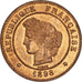 Moneda, Francia, Cérès, 5 Centimes, 1898, Paris, SC, Bronce, KM:821.1