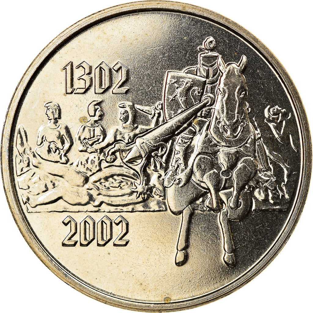 Bélgica, Token, 2002, MS(63), Cobre-níquel