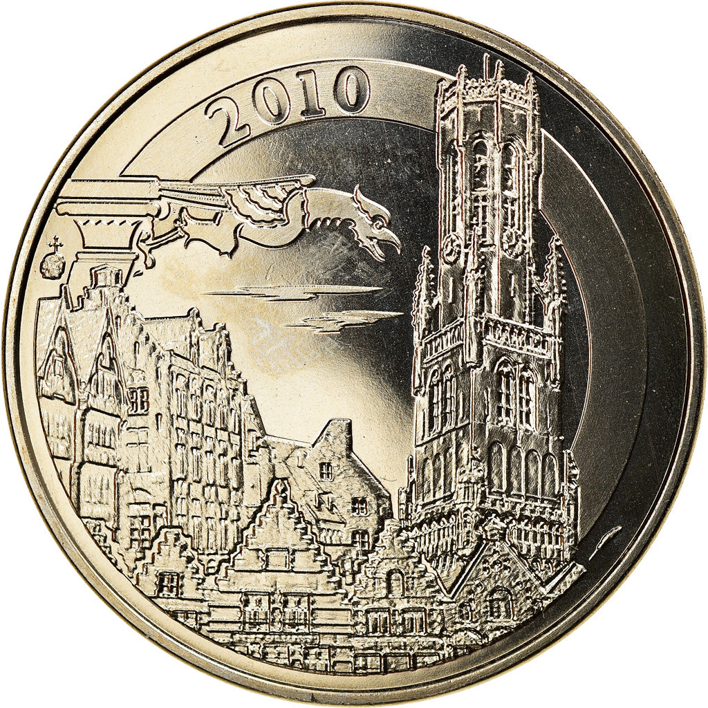 Belgia, Token, 2010, MS(63), Miedź-Nikiel