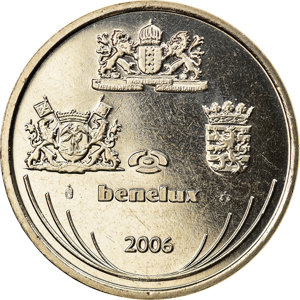 Bélgica, Token, Benelux, 2006, MS(63), Cobre-níquel