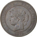 Coin, France, Cérès, 10 Centimes, 1872, Bordeaux, VF(30-35), Bronze, KM:815.2