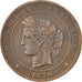 Francia, Cérès, 10 Centimes, 1870, Paris, BB, Bronzo, KM:815.1, Gadoury:265