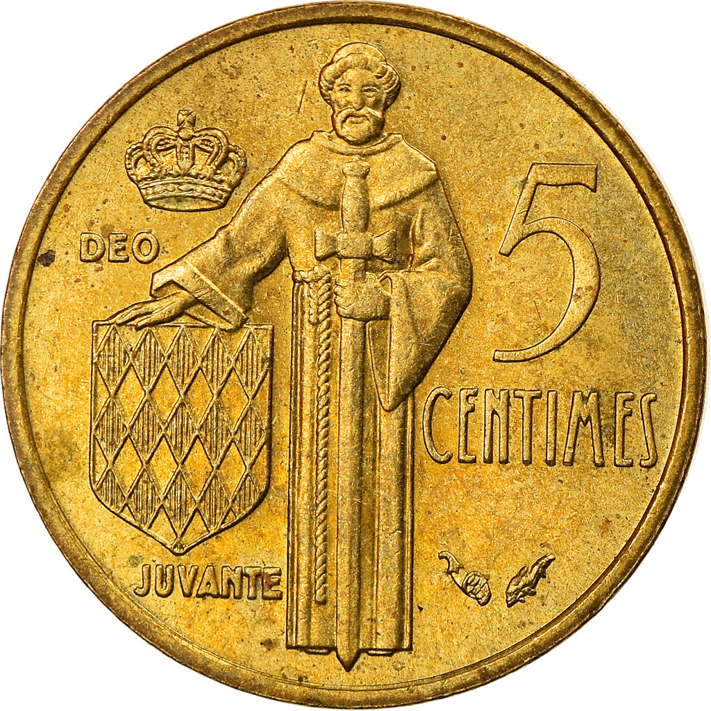 Coin, Monaco, Rainier III, 5 Centimes, 1978, EF(40-45), Aluminum-Bronze, KM:156
