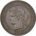 Moneta, Francia, Cérès, 10 Centimes, 1873, Paris, BB, Bronzo, KM:815.1