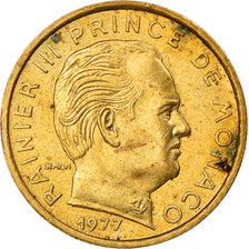 Münze, Monaco, Rainier III, 5 Centimes, 1977, VZ, Aluminum-Bronze, KM:156
