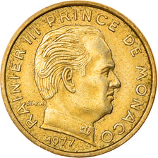 Monnaie, Monaco, Rainier III, 5 Centimes, 1977, SUP, Aluminum-Bronze, Gadoury:MC