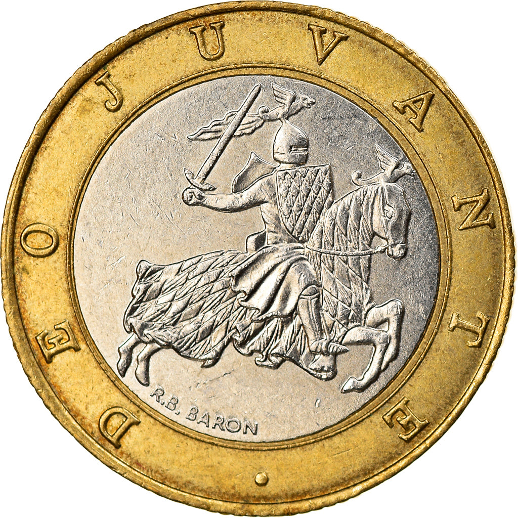 Coin, Monaco, Rainier III, 10 Francs, 1997, EF(40-45), Bi-Metallic, KM:163