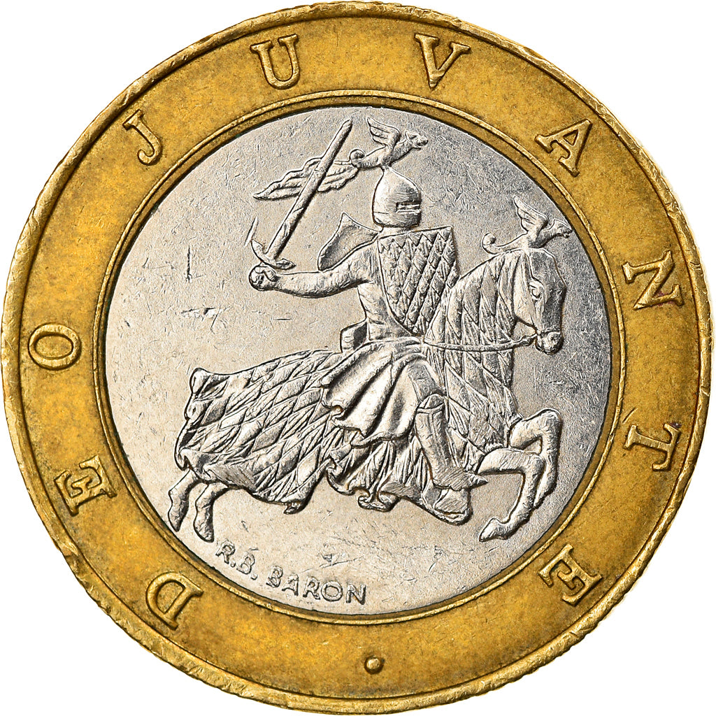 Coin, Monaco, Rainier III, 10 Francs, 1997, EF(40-45), Bi-Metallic, KM:163
