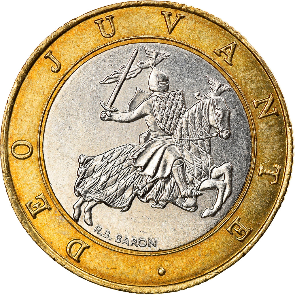 Coin, Monaco, Rainier III, 10 Francs, 1998, EF(40-45), Bi-Metallic, KM:163