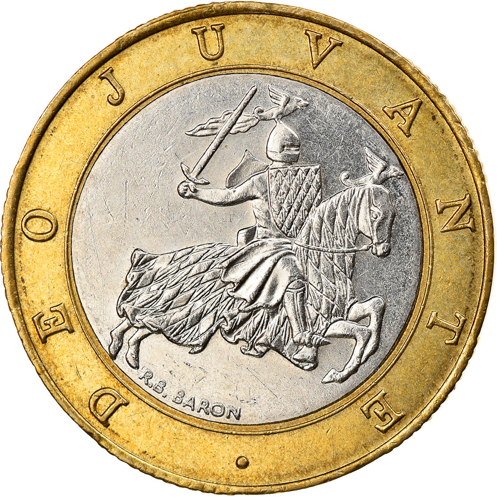 Coin, Monaco, Rainier III, 10 Francs, 1995, EF(40-45), Bi-Metallic, KM:163