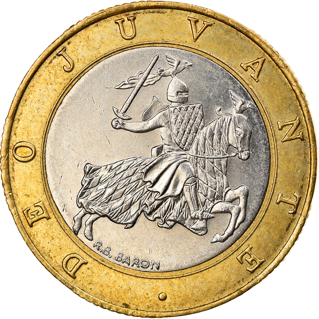 Coin, Monaco, Rainier III, 10 Francs, 1995, EF(40-45), Bi-Metallic, KM:163