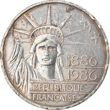 Coin, France, Statue de la Liberté, 100 Francs, 1986, Piéfort, EF(40-45)
